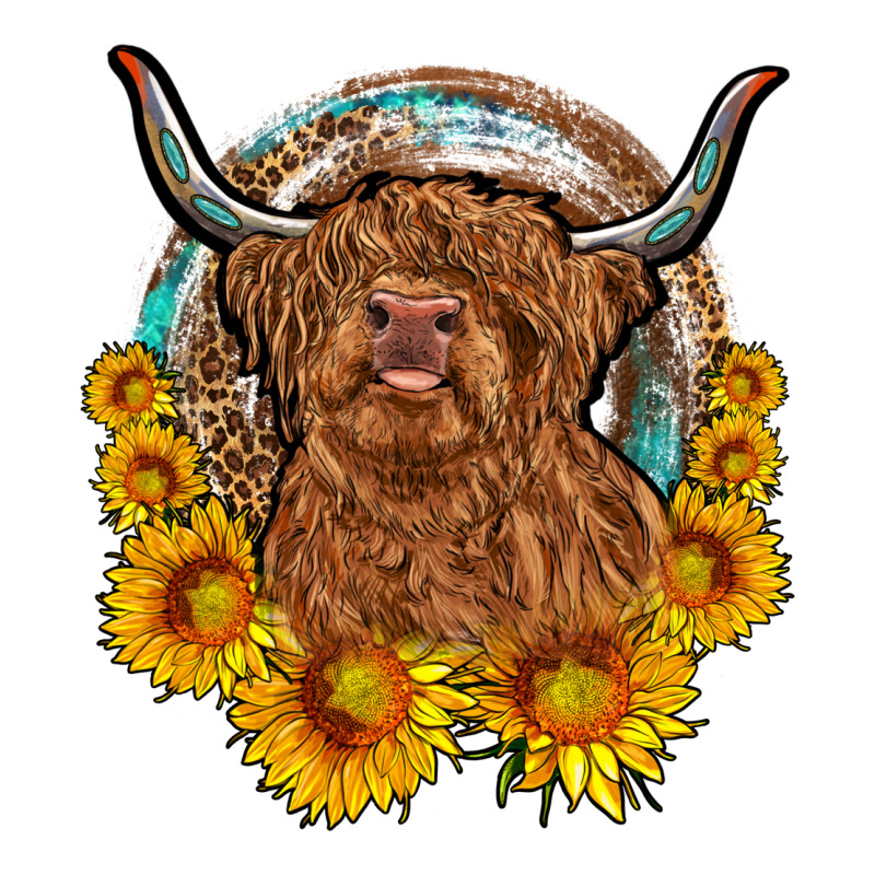 Cow Sunflower Leopard Classic Tee by OliviaCreatesArt | Teevron