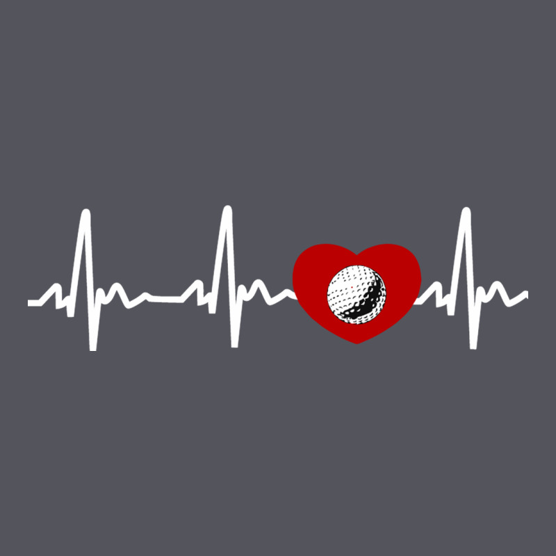 My Heart Beats For Golf Vintage Hoodie by linhVisuals | Teevron