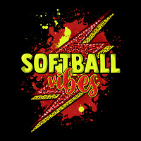 Softball Vibes Lightning Bolt Heavy Core Tee | Teevron