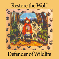 Restore The Wolf Defenders Of Wildlife Vintage Hoodie | Teevron