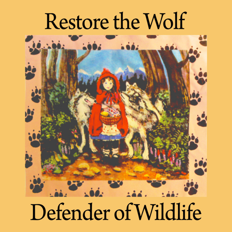 Restore The Wolf Defenders Of Wildlife Vintage Hoodie by linhVisuals | Teevron