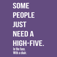Some People Need A High Five Vintage Hoodie | Teevron