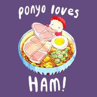 Studio Ghibli Ponyo Loves Ham Vintage Hoodie | Teevron