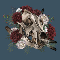 Floral Boho Wolf Skull Urban Hoodie | Teevron