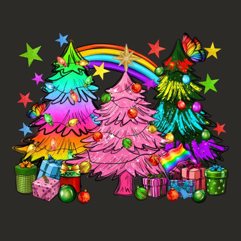 Pride Christmas Trees Heavy Core Tee by HowdyJamesFarm | Teevron