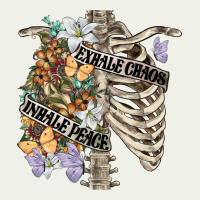 Inhale Peace Exhale Chaos Chest Urban Heavy Tee | Teevron