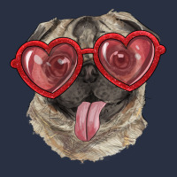 Pug With Love Glasses Heavyweight Sweatshirt | Teevron