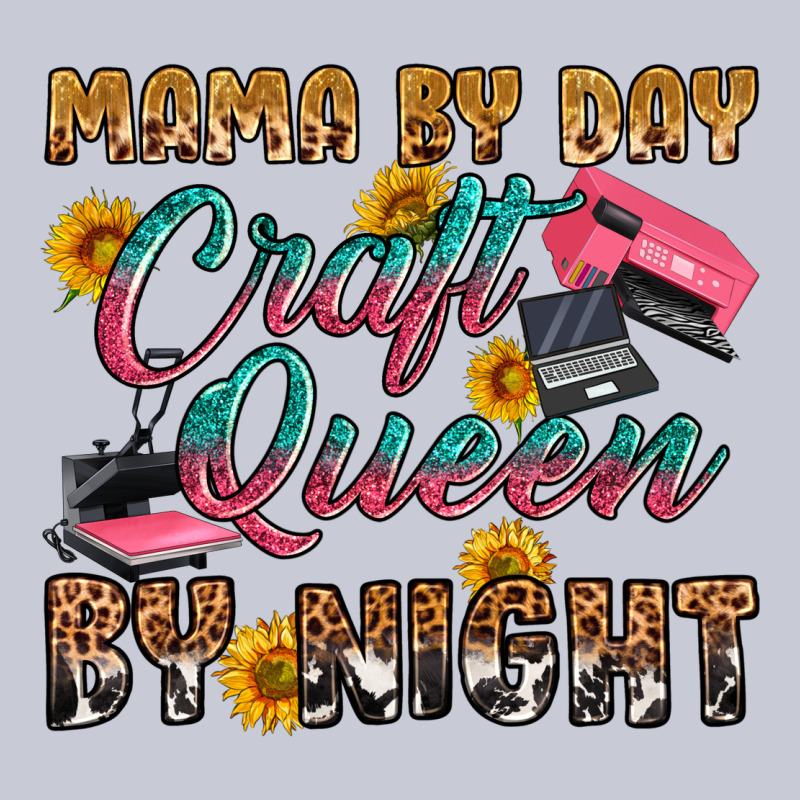 Mama By Day Craft Queen By Night Heavyweight Hoodie by RanaPortraitStore | Teevron