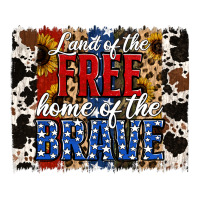 land of the free  th of july brushstroke | Teevron
