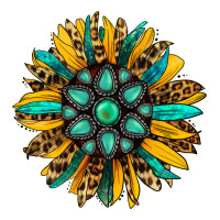 turquoise leopard sunflower | Teevron