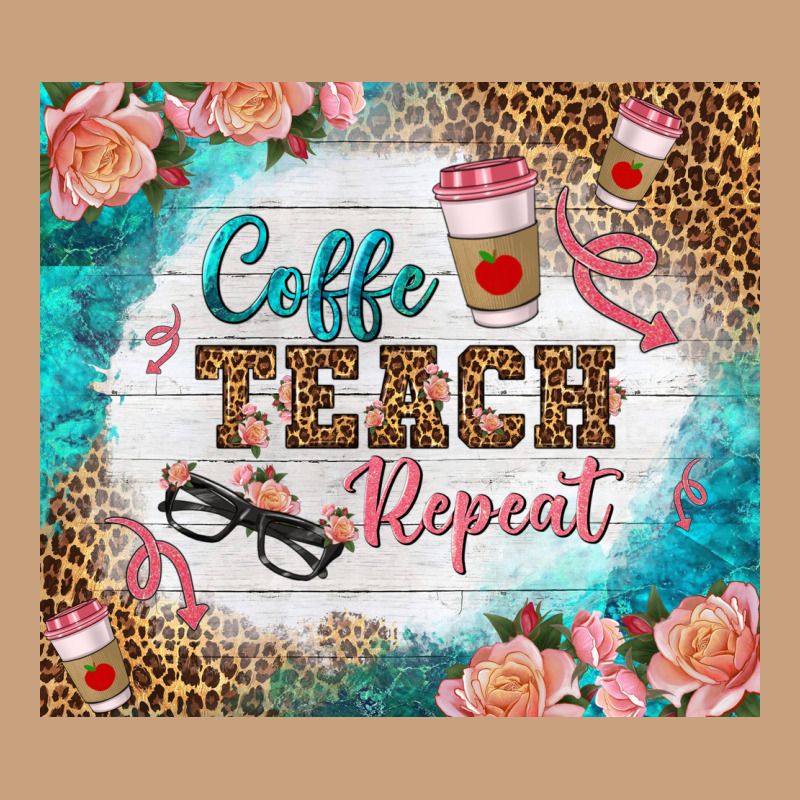 Coffee Teach Repeat Tumbler Vintage Tee by BundleAndBundleShop | Teevron