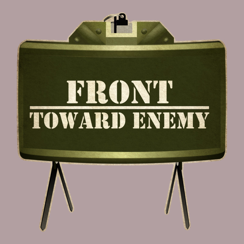 Front Toward Enemy Distressed Claymore Mine Military Vintage Hoodie by linhVisuals | Teevron