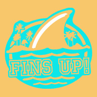 Fins Up Ocean Vintage Hoodie | Teevron