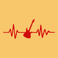 Heartbeat Electric Guitar Vintage Hoodie | Teevron