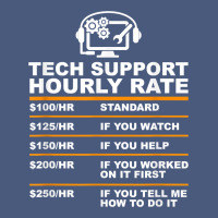 Tech Support Hourly Rate T Shirt Vintage Hoodie | Teevron