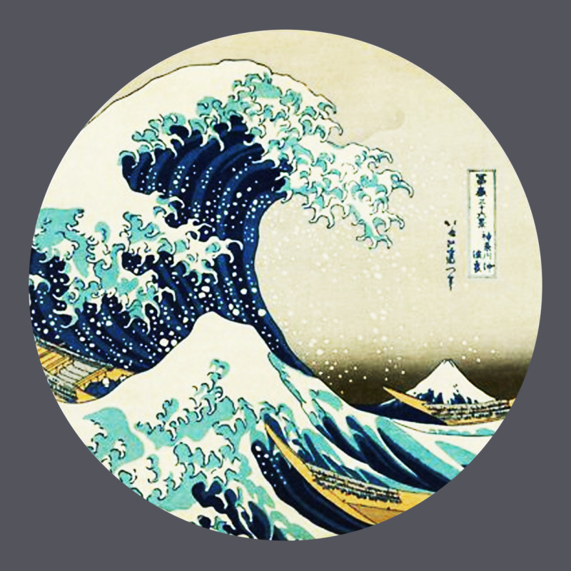 Great Wave Vintage Hoodie by linhVisuals | Teevron