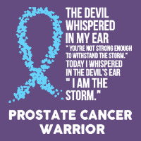 Prostate Cancer T  Shirt The Devil  Prostate Cancer Awareness Support Vintage Hoodie | Teevron