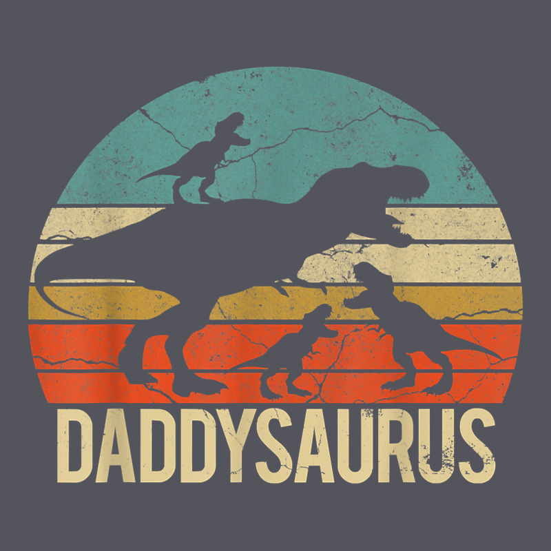 Daddy Dinosaur Daddysaurus 3 Three Kids Xmas Christmas Gift T Shirt Vintage Hoodie by linhVisuals | Teevron