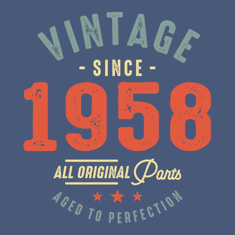 Vintage Since 1958 - 64th Birthday Retro Classic Vintage Hoodie by linhVisuals | Teevron