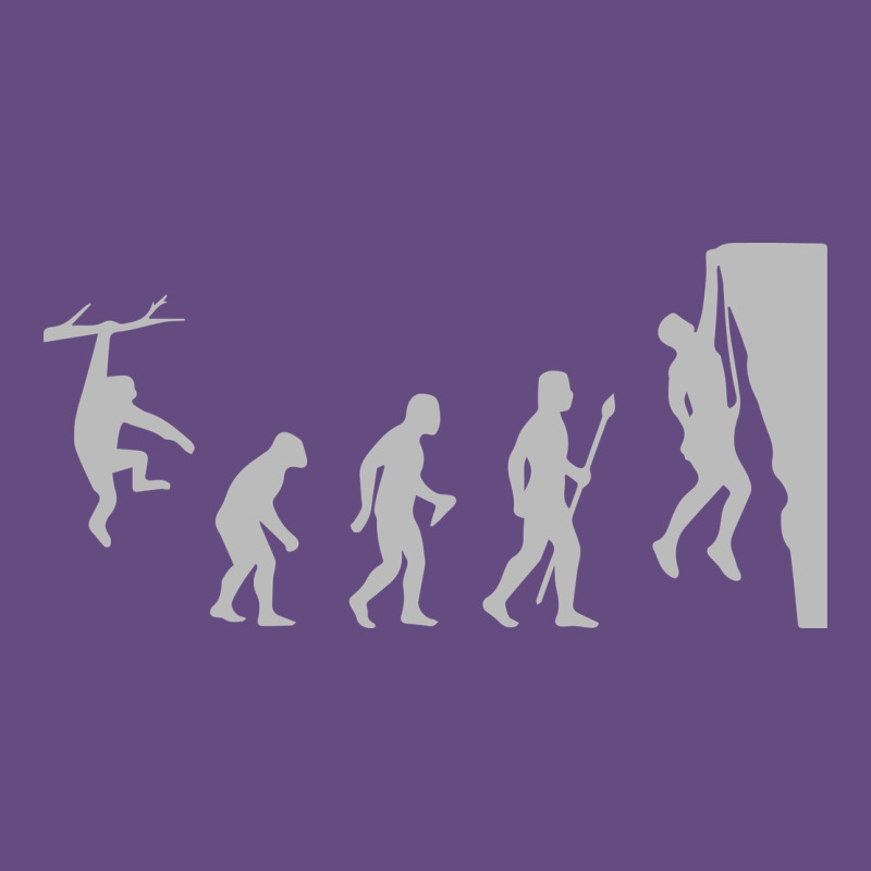 Funny Rock Climbing Evolution Vintage Hoodie by linhVisuals | Teevron