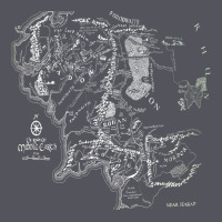 Middle Earth Map [tb] Vintage Hoodie | Teevron