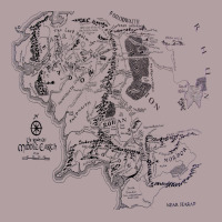 Middle Earth Map [tw] Vintage Hoodie | Teevron