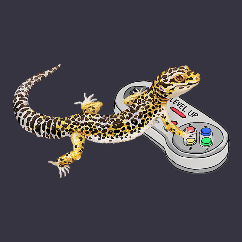 Leopard Gecko Playing Video Game Lizard & Reptiles Gamers T Shirt Vintage Hoodie by linhVisuals | Teevron