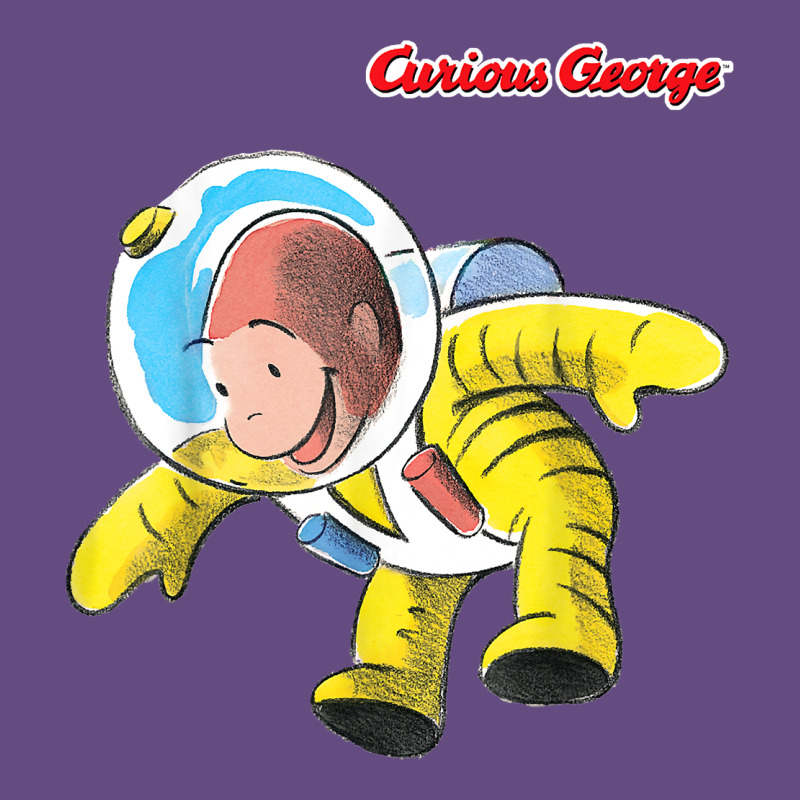 Curious George Happy Astronaut Portrait T Shirt Vintage Hoodie by linhVisuals | Teevron