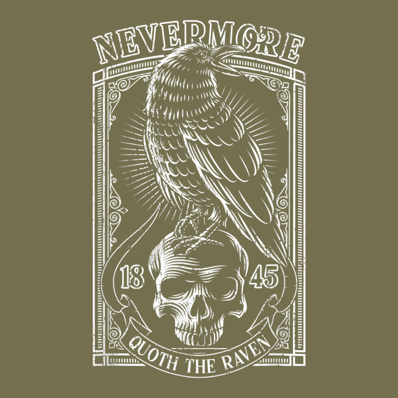 Edgar Allen Poe The Raven Nevermore T Shirt Vintage Hoodie by linhVisuals | Teevron
