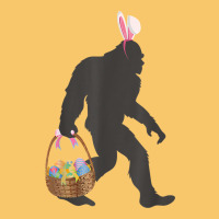 Funny Bigfoot Easter Design With Easter Basket And Bigfoot T Shirt Vintage Hoodie | Teevron
