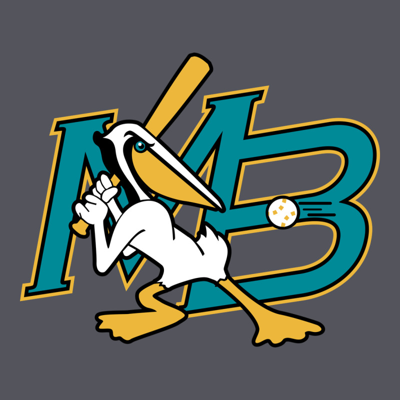 The Myrtle Beach Pelicans Baseball Vintage Hoodie by linhVisuals | Teevron