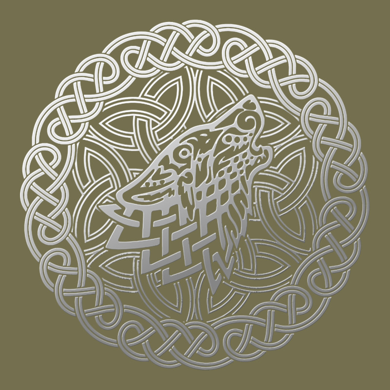 Ireland Celtic Knotwork Design Ornament Wolf Original Celtic Pullover Vintage Hoodie by linhVisuals | Teevron