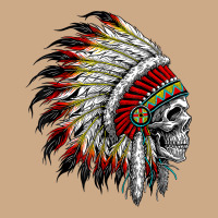 Native American Indian Chief Skull Motorcycle Headdress  T Shirt Vintage Hoodie | Teevron