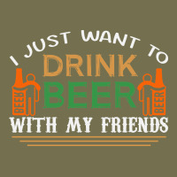 I Just Want To Drink With My Friends Vintage Hoodie | Teevron