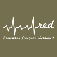 Red Friday Military Remember Everyone Deployed Heartbeat T Shirt Vintage Hoodie | Teevron