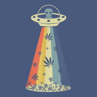 Vintage Alien Weed Pot Leaf Ufo Abduction Marijuana Cannabis T Shirt Vintage Hoodie | Teevron