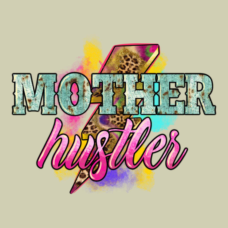 Mother Hustler Lightning Bolt Mother's Day Heavy Core Tee by HowdyJamesFarm | Teevron