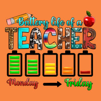 Battery Life Of A Teacher Monday Friday Premium Sweatshirt | Teevron