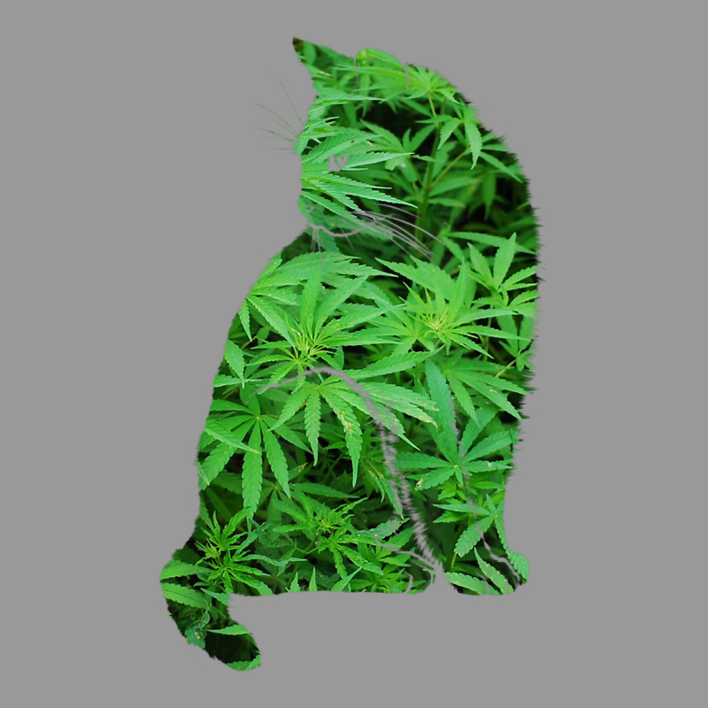 Funny Cannabis & Cat Lover Marijuana Weed Smoker Art T Shirt Vintage Hoodie by linhVisuals | Teevron