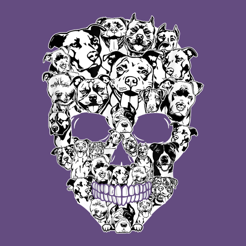 Funny Pitbull Skull Dog Skeleton Halloween T Shirt Vintage Hoodie by linhVisuals | Teevron
