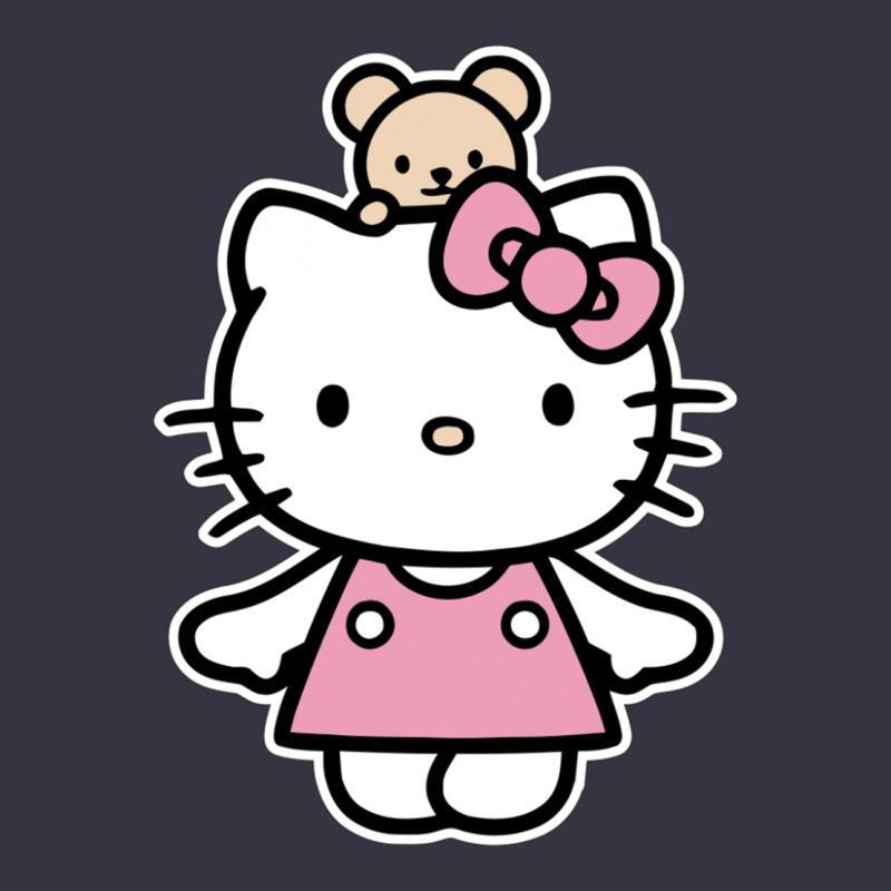 Kitty Vintage Hoodie by linhVisuals | Teevron
