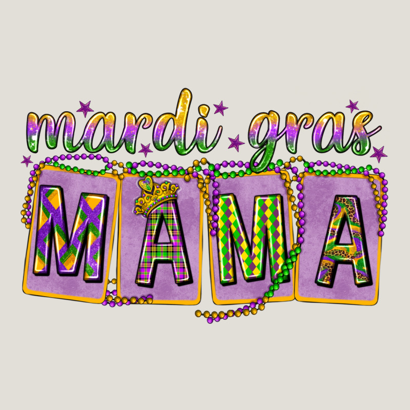 Mardi Gras Mama With Beads Mother's Day Heavy Core Tee by HowdyJamesFarm | Teevron