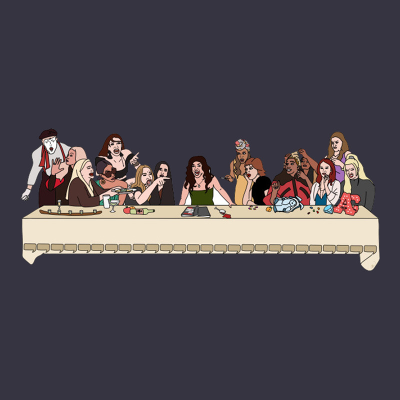 The Last Supper Of The Real Housewives Vintage Hoodie by linhVisuals | Teevron