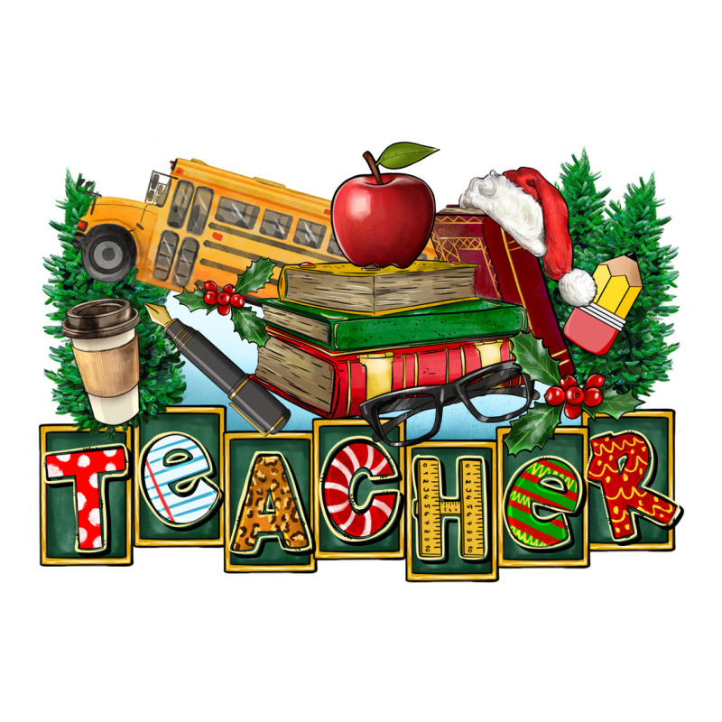 Christmas Teacher Urban Heavy Tee by FaDigitalArtStudio | Teevron