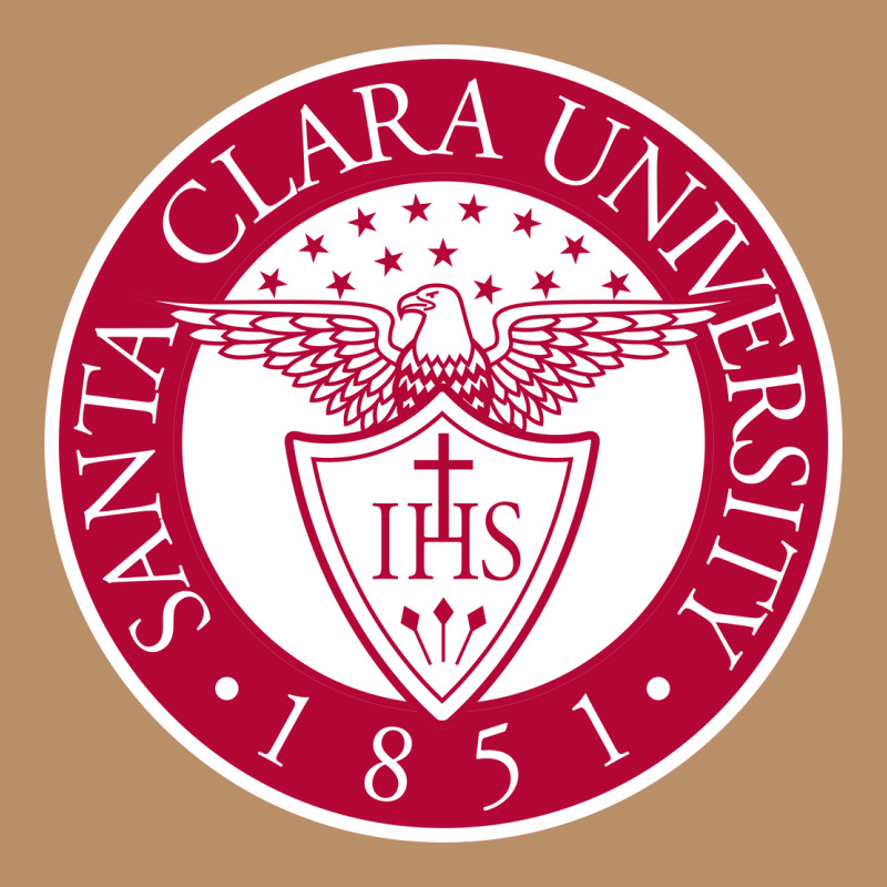 Santa Clara U Seal Vintage Hoodie by linhVisuals | Teevron
