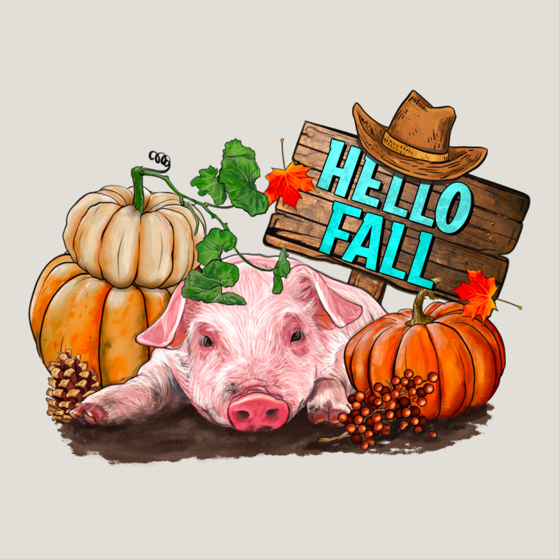 Hello Fall Pig Heavy Core Tee by RanaPortraitStore | Teevron