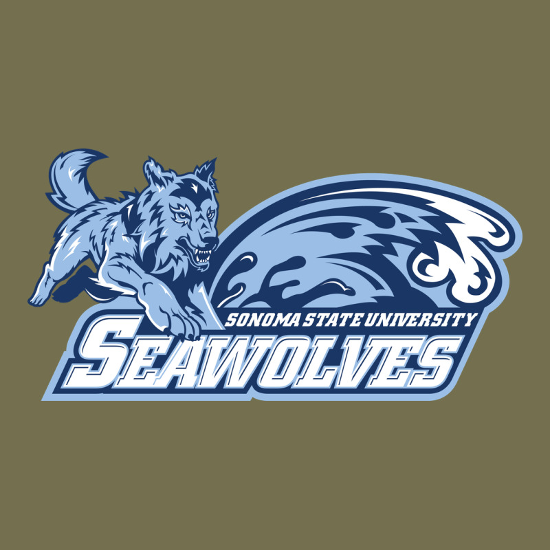 Sonoma State Seawolves Vintage Hoodie by linhVisuals | Teevron
