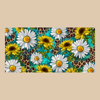 Sunflower And Daisy With Leopard Heavyweight Sweatshirt | Teevron