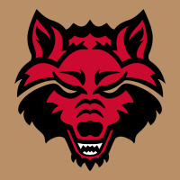 Devil - Red Wolves Football Soccer State Men Vintage Hoodie | Teevron
