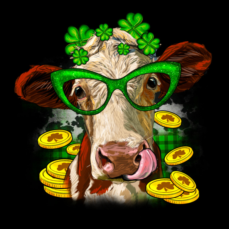 St. Patrick's Day Cow Premium Tee by OliviaCreatesArt | Teevron
